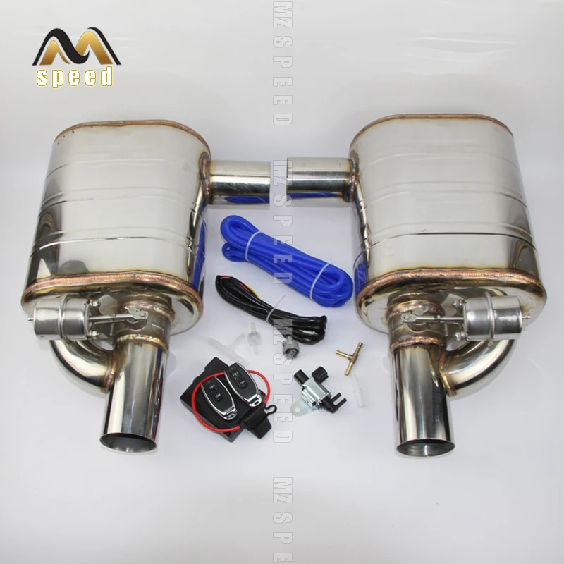 Accessories car exhaust pipe muffler 304 stainless steel exhaust pipe valve remote control modification muffler left and right
Accessories car exhaust pipe muffler 304 stainless steel exhaust pipe valve remote control modification muffler left and right