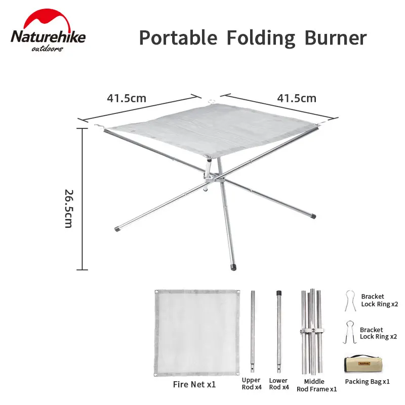 Naturehike Portable Folding Buner Stainless Steel Burning File Station Grill Plate BBQ Detachable Easy to Install
Naturehike Portable Folding Buner Stainless Steel Burning File Station Grill Plate BBQ Detachable Easy to Install