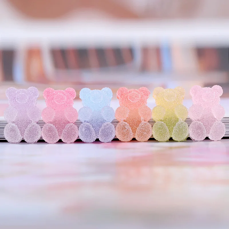 50pcs/Lot Fashion Cute Resin Soft Sugar Gummy Bear Gradient Pendant Flatback Charms For Woman Girls Cartoon Jewelry Findings DIY
50pcs/Lot Fashion Cute Resin Soft Sugar Gummy Bear Gradient Pendant Flatback Charms For Woman Girls Cartoon Jewelry Findings DIY