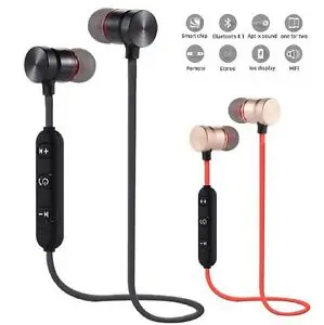 Беспроводные спортивные Bluetooth-наушники, гарнитура для iPhone, Android, Samsung 
Беспроводные спортивные Bluetooth-наушники, гарнитура для iPhone, Android, Samsung