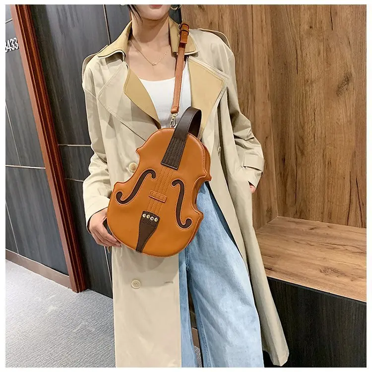 Violin Shape Women Shoulder Bags 2020 Fun Designer Streetwear Handbags Fashion Backpack Lolita Crossbody Bag For Women Girls 
Violin Shape Women Shoulder Bags 2020 Fun Designer Streetwear Handbags Fashion Backpack Lolita Crossbody Bag For Women Girls
