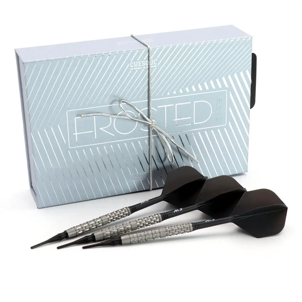CUESOUL DAZZLING 20g Soft Tip 90% Tungsten Dart Set Frosted Surface with ROST Flights 
CUESOUL DAZZLING 20g Soft Tip 90% Tungsten Dart Set Frosted Surface with ROST Flights