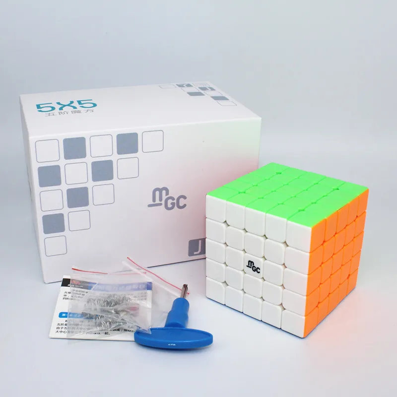 Yongjun MGC Magnetic 5X5 magic cube 3x3x3 Stickerless speed smooth fun toys cubo adult brain toy children gift 5 Layer cubes
Yongjun MGC Magnetic 5X5 magic cube 3x3x3 Stickerless speed smooth fun toys cubo adult brain toy children gift 5 Layer cubes