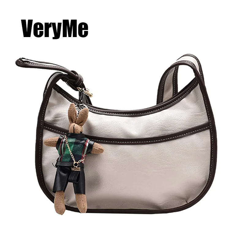 VeryMe Vintage Women Underarm Bag PU Leather Ladies Small Shoulder Bags Female Tote Purse Handbags Casual Female Crossbody Bag
VeryMe Vintage Women Underarm Bag PU Leather Ladies Small Shoulder Bags Female Tote Purse Handbags Casual Female Crossbody Bag