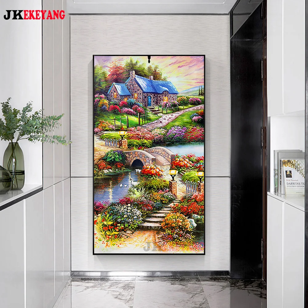 Large 5D Diy diamond painting Village river Diamond Mosaic Rhinestone Embroidery cross stitch Y4206
Large 5D Diy diamond painting Village river Diamond Mosaic Rhinestone Embroidery cross stitch Y4206