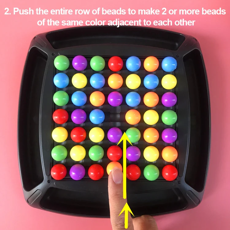 Parent-Child Interaction Leisure Board Game Chess Eveloping Intelligent Educational Game For Children Fun Rainbow Ball Xmas Toys
Parent-Child Interaction Leisure Board Game Chess Eveloping Intelligent Educational Game For Children Fun Rainbow Ball Xmas Toys