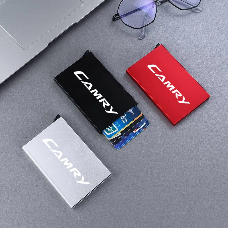 For CAMRY Anti-theft ID Credit Card Holder Aluminium Metal Wallets Credit Card Box Rfid Wallet Metal Case Porte Carte
For CAMRY Anti-theft ID Credit Card Holder Aluminium Metal Wallets Credit Card Box Rfid Wallet Metal Case Porte Carte