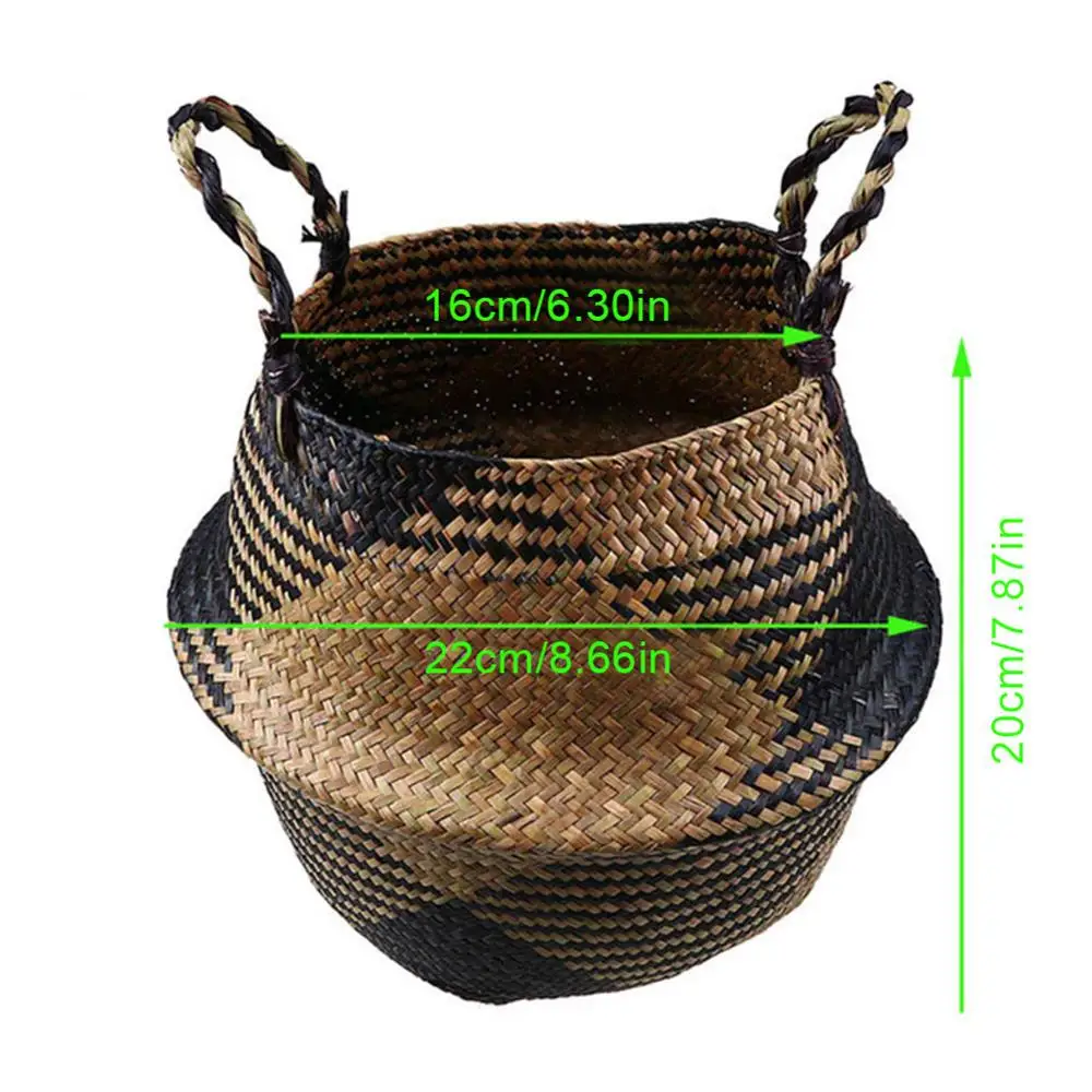 Household Storage Foldable Natural Seagrass Woven Storage Basket Pot Garden Flower Vase Hanging Wicker Basket Bellied Baskets
Household Storage Foldable Natural Seagrass Woven Storage Basket Pot Garden Flower Vase Hanging Wicker Basket Bellied Baskets