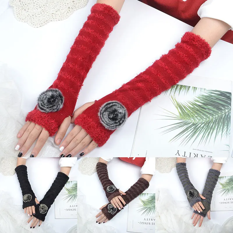 New Fashion Long Glove Arm Cover Classic Solid Color Striped Fingerless Cotton Long Wristband Sleeves Winter Mittens Sleeve
New Fashion Long Glove Arm Cover Classic Solid Color Striped Fingerless Cotton Long Wristband Sleeves Winter Mittens Sleeve