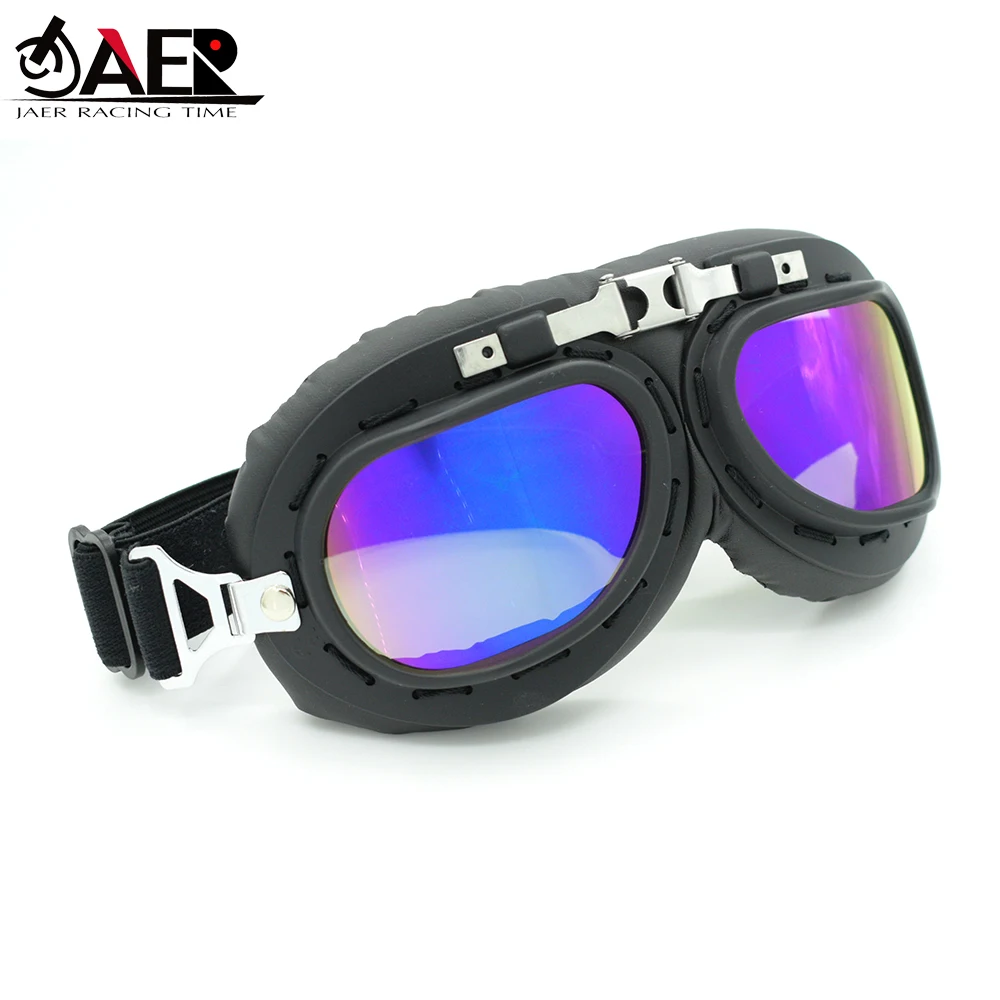 100% Vintage Motorcycle Glasses Dirt Bike Cafe Racer Goggles Leather Steampunk Moto Helmet Fashion Jet Ski Googles Sunglass
100% Vintage Motorcycle Glasses Dirt Bike Cafe Racer Goggles Leather Steampunk Moto Helmet Fashion Jet Ski Googles Sunglass