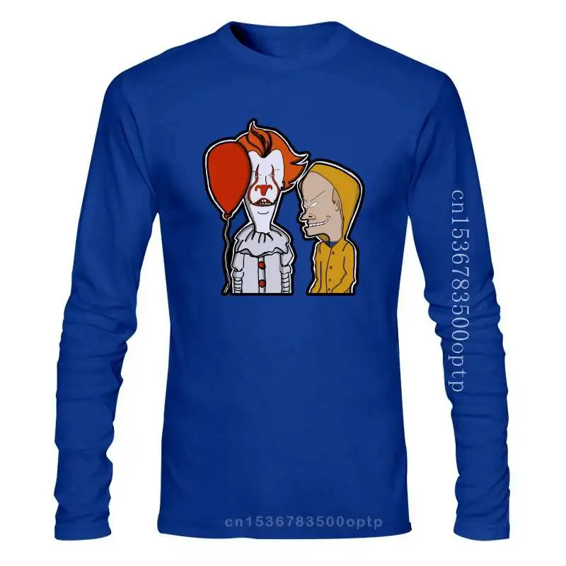 Новинка, черная футболка с надписью Beavis и Butthead X It Pennywise And georgia, ужас на Хэллоуин, праздничная футболка
Новинка, черная футболка с надписью Beavis и Butthead X It Pennywise And georgia, ужас на Хэллоуин, праздничная футболка