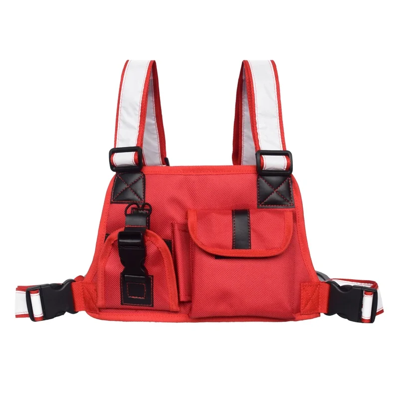 Tactical Vest Chest Bag Reflective Strap Radio Harness Chest Front Pack Pouch Holster
Tactical Vest Chest Bag Reflective Strap Radio Harness Chest Front Pack Pouch Holster