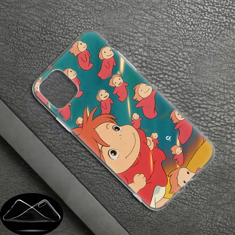 Роскошный силиконовый чехол для телефона в стиле Hayao Miyazaki аниме Поньо Apple iPhone 11 Pro