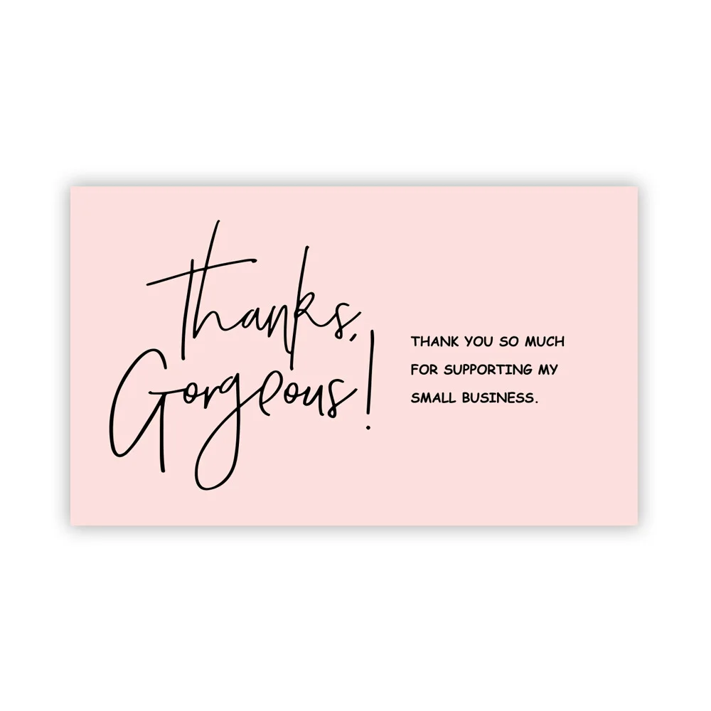30PCS Thank You Card Enterprise Store Business Decoration Thank You Order Card Wholesale Custom Gift 9*5.4cm
30PCS Thank You Card Enterprise Store Business Decoration Thank You Order Card Wholesale Custom Gift 9*5.4cm