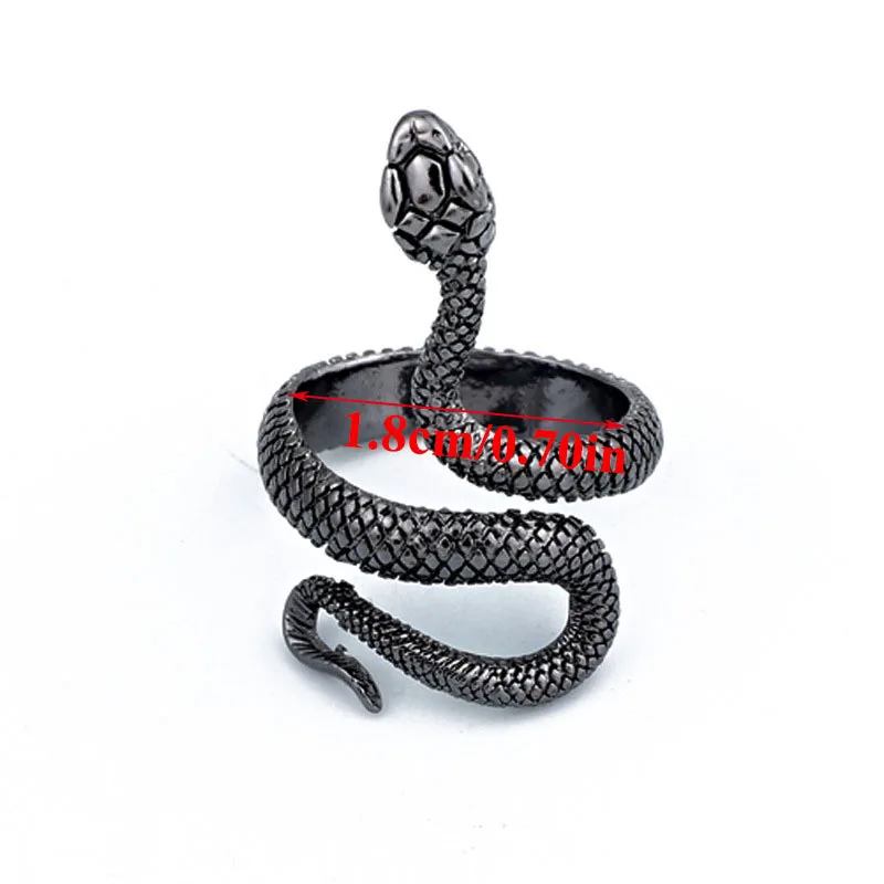 New Creative Women Alloy Snake Ring Animal Well-designed Jewelry Punk Adjustable Open Ring Fashion Women Accessories Funny
New Creative Women Alloy Snake Ring Animal Well-designed Jewelry Punk Adjustable Open Ring Fashion Women Accessories Funny