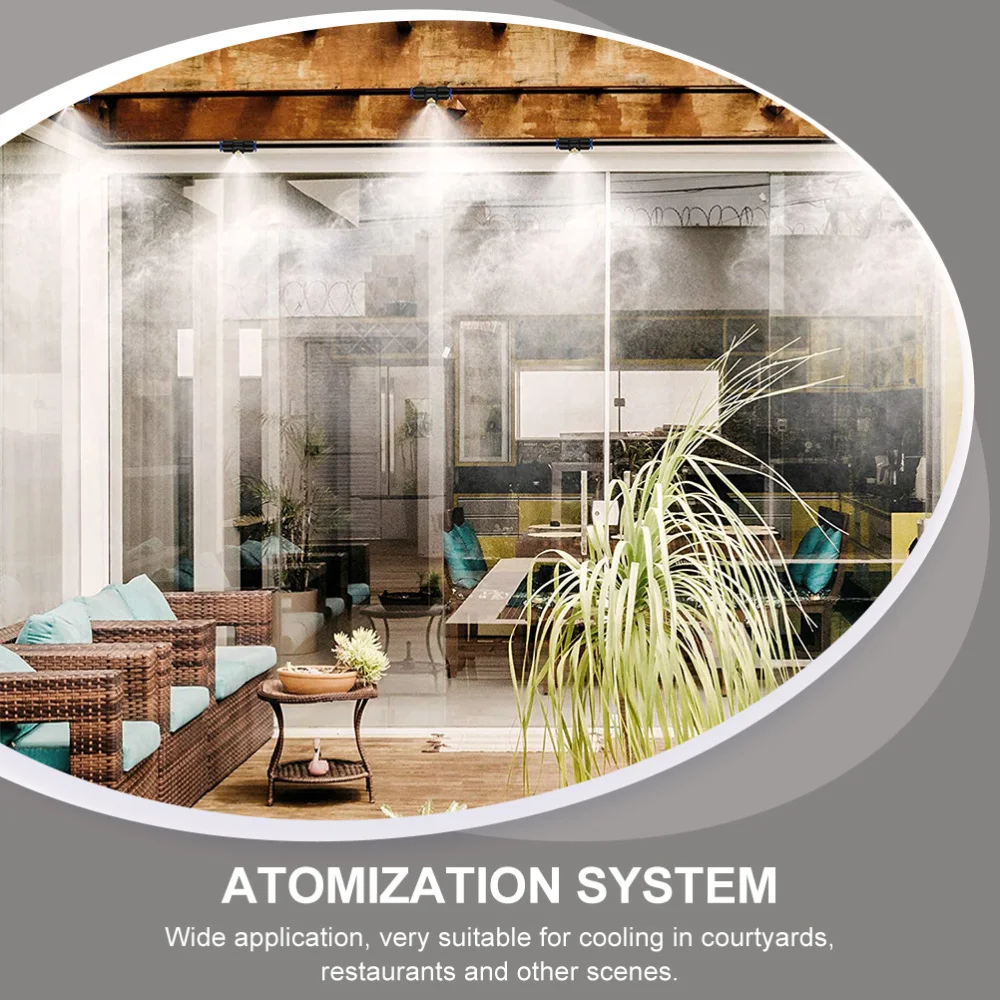 1Set Garden Cooling Atomization System Multifunction Mister Humidifying Nozzle
1Set Garden Cooling Atomization System Multifunction Mister Humidifying Nozzle