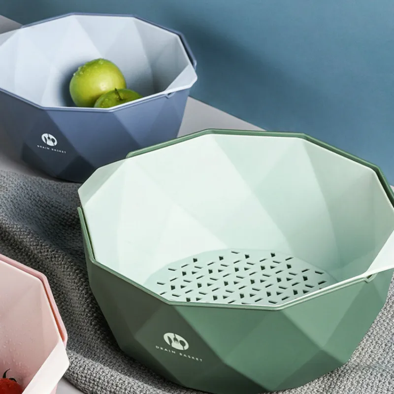 Drain Vegetable Fruit Washing Basket Kitchen Stand Large Polygon Fruit Basket Creativ Koszyk Na Owoce Kitchen Tools DF50FVC
Drain Vegetable Fruit Washing Basket Kitchen Stand Large Polygon Fruit Basket Creativ Koszyk Na Owoce Kitchen Tools DF50FVC