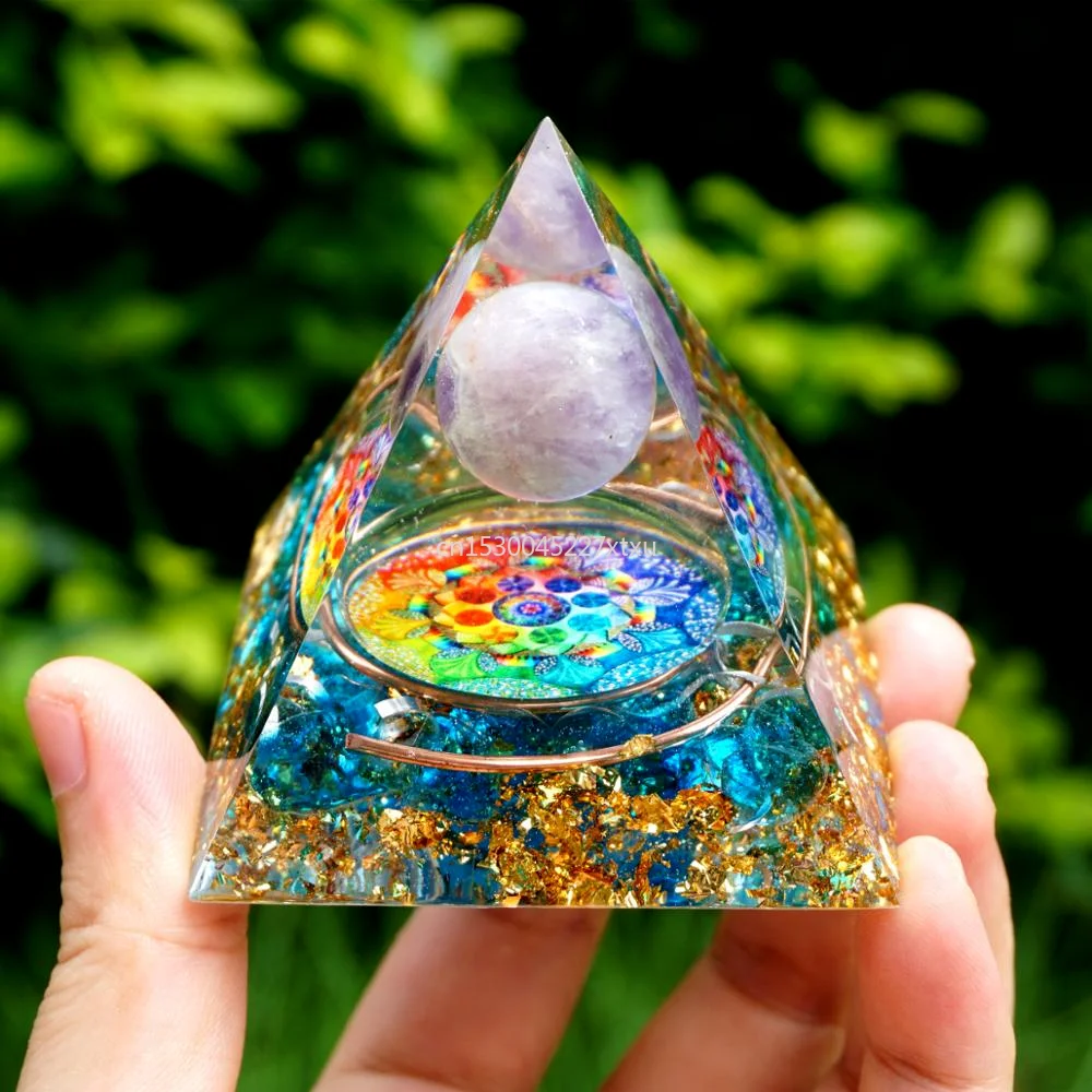 Tree Of Life Pyramid Amethyst Peridot Healing Crystal Energy Pyramid EMF Protection Meditation Tool Home Decoration
Tree Of Life Pyramid Amethyst Peridot Healing Crystal Energy Pyramid EMF Protection Meditation Tool Home Decoration