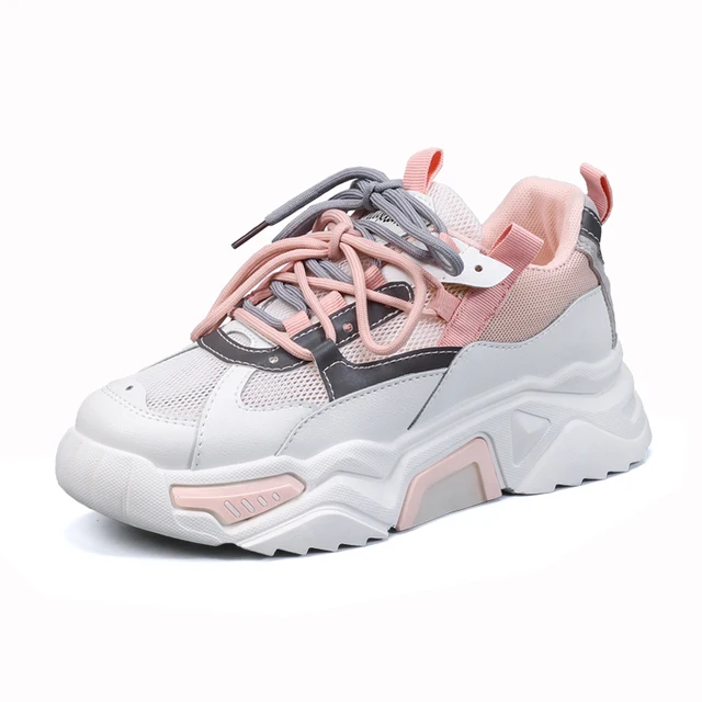 Women's Chunky Sneakers 2022 Fashion Women Platform Shoes Lace Up Breathable Air Vulcanize Shoes Women Female Trainers Dad Shoes
Women's Chunky Sneakers 2022 Fashion Women Platform Shoes Lace Up Breathable Air Vulcanize Shoes Women Female Trainers Dad Shoes