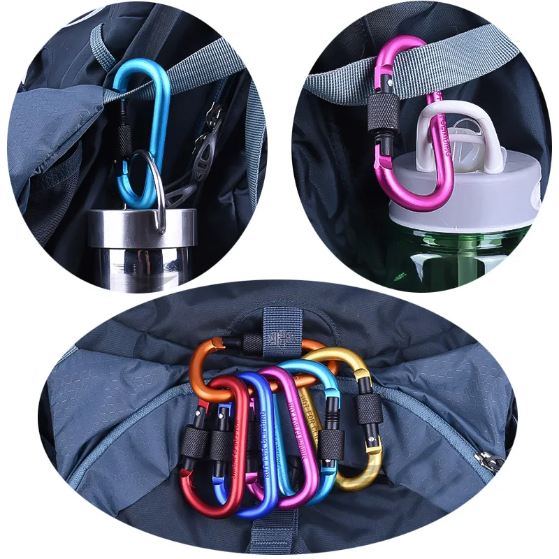 Cbmmaker 1/4 Pcs Carabiner Travel Kit Camping Equipment Alloy Aluminum Survival Gear Camp Mountaineering Hook Outdoor Carabiner
Cbmmaker 1/4 Pcs Carabiner Travel Kit Camping Equipment Alloy Aluminum Survival Gear Camp Mountaineering Hook Outdoor Carabiner