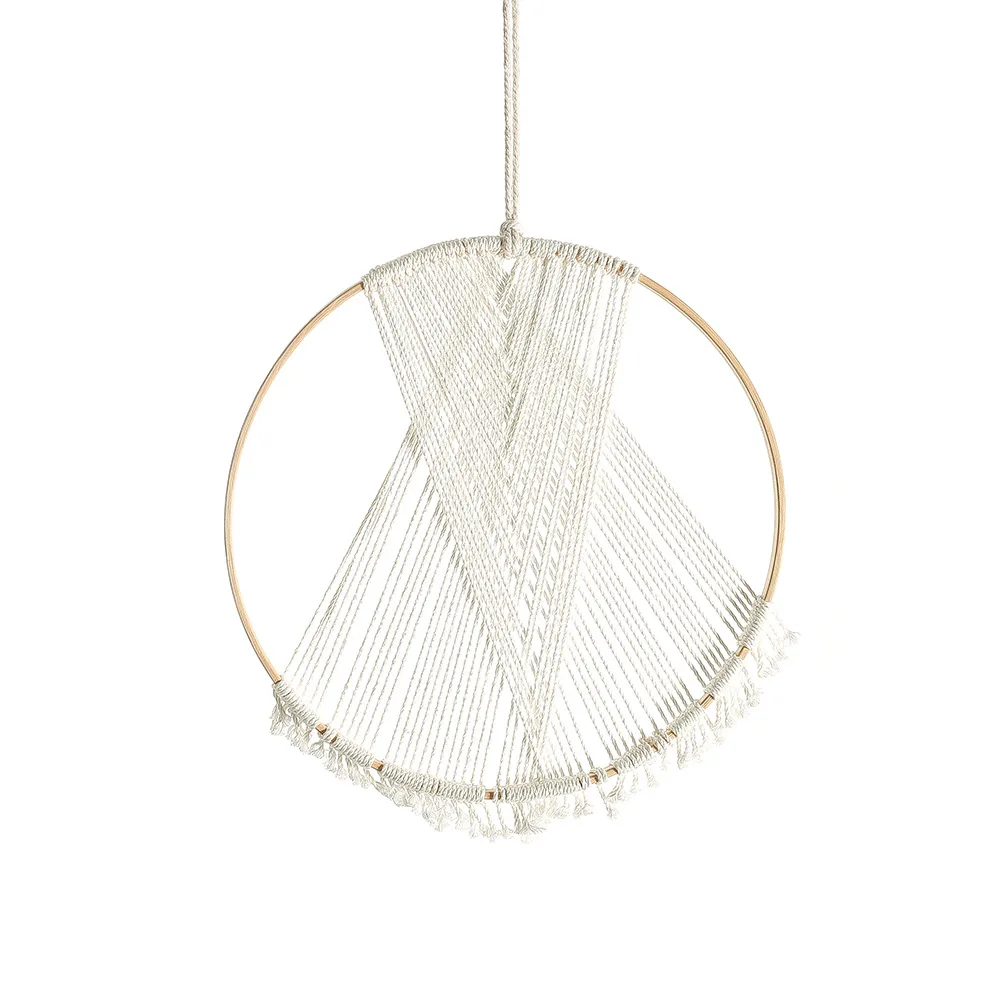 Macrame Wall Hanging Handmade Bohemian Chic Woven DreamCatcher Baby Art Tapestry Nordic Hand Woven Home Kids Room Decoration 
Macrame Wall Hanging Handmade Bohemian Chic Woven DreamCatcher Baby Art Tapestry Nordic Hand Woven Home Kids Room Decoration