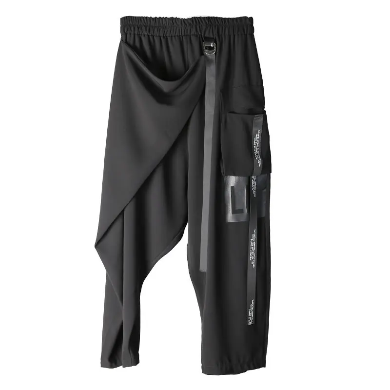 XITAO Patchwork Tassel Harem Pants Ankle Length Women Tide Fashion New Streetwear Style Elastic Waist Pocket Personality GCC4340 
XITAO Patchwork Tassel Harem Pants Ankle Length Women Tide Fashion New Streetwear Style Elastic Waist Pocket Personality GCC4340