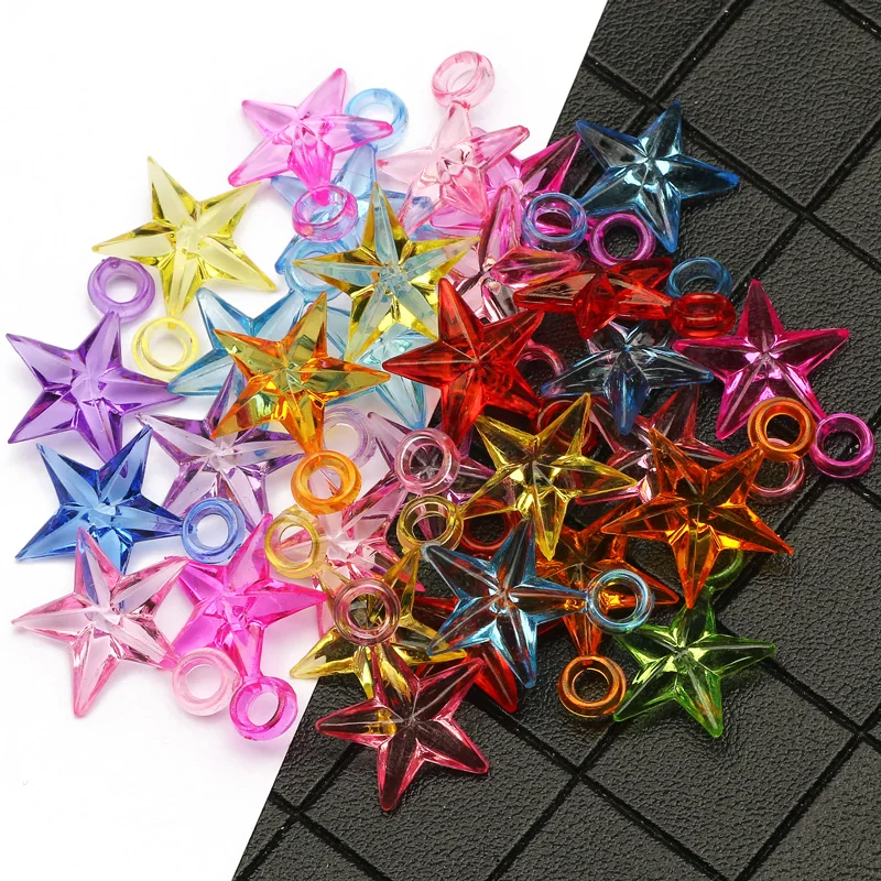 Transparent Star Shape Loose Spacer Beads 26x16mm Mix Color Acrylic Beads For Jewelry Making DIY Bracelet Accessories 30pcs/lot
Transparent Star Shape Loose Spacer Beads 26x16mm Mix Color Acrylic Beads For Jewelry Making DIY Bracelet Accessories 30pcs/lot