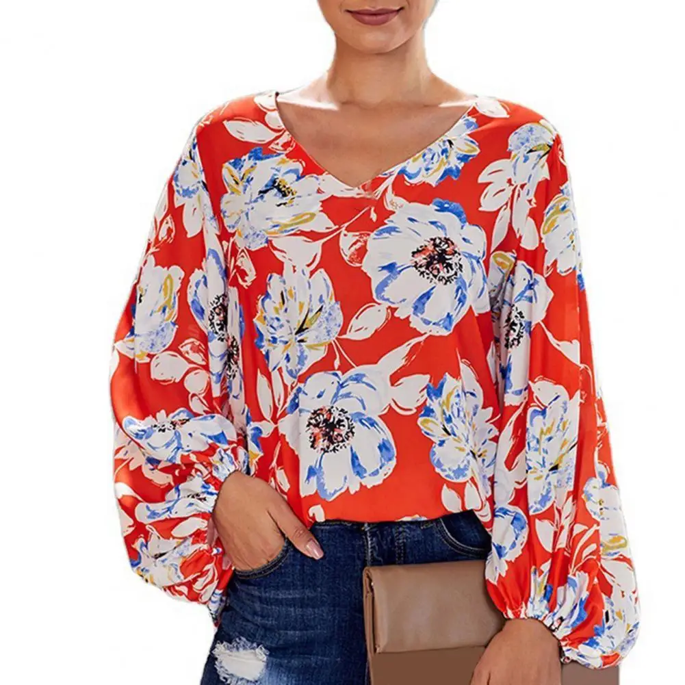 Lantern Sleeve Women Blouse Shirt Floral Printed Casual Pullover Top 2021 Long Sleeve V Neck Loose Ladies Blouses Autumn
Lantern Sleeve Women Blouse Shirt Floral Printed Casual Pullover Top 2021 Long Sleeve V Neck Loose Ladies Blouses Autumn