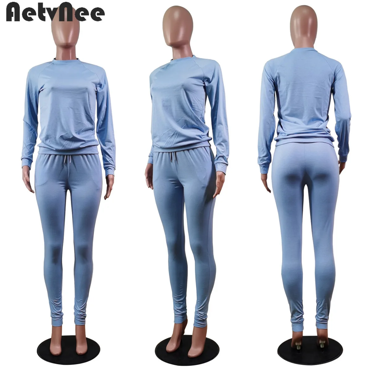 AetvNee Solid 2 Two Piece Set Women 2021 Autumn O-Neck Long Sleeve T-Shirts Top Drawstring Pencil Pant Sets Casual Street Outfit
AetvNee Solid 2 Two Piece Set Women 2021 Autumn O-Neck Long Sleeve T-Shirts Top Drawstring Pencil Pant Sets Casual Street Outfit