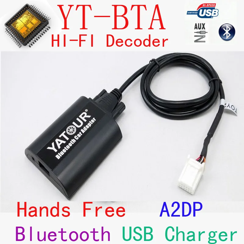 Автомобильный Bluetooth MP3 комплект Yatour BTA для Toyota Camry Corolla Highlander Land cruiser смартфона Hands