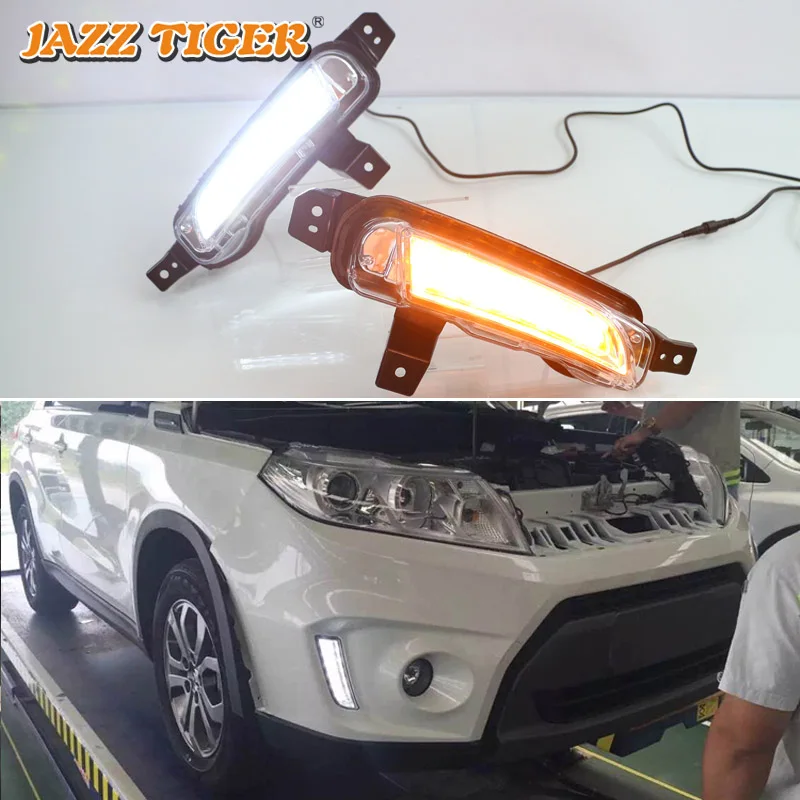Дневные Бег огни для Suzuki Vitara 2015 -2017 2018 2019 2020 светодиодный Drl с указатели поворота для автомобилей Противотуманные фары авто фары
Дневные Бег огни для Suzuki Vitara 2015 -2017 2018 2019 2020 светодиодный Drl с указатели поворота для автомобилей Противотуманные фары авто фары