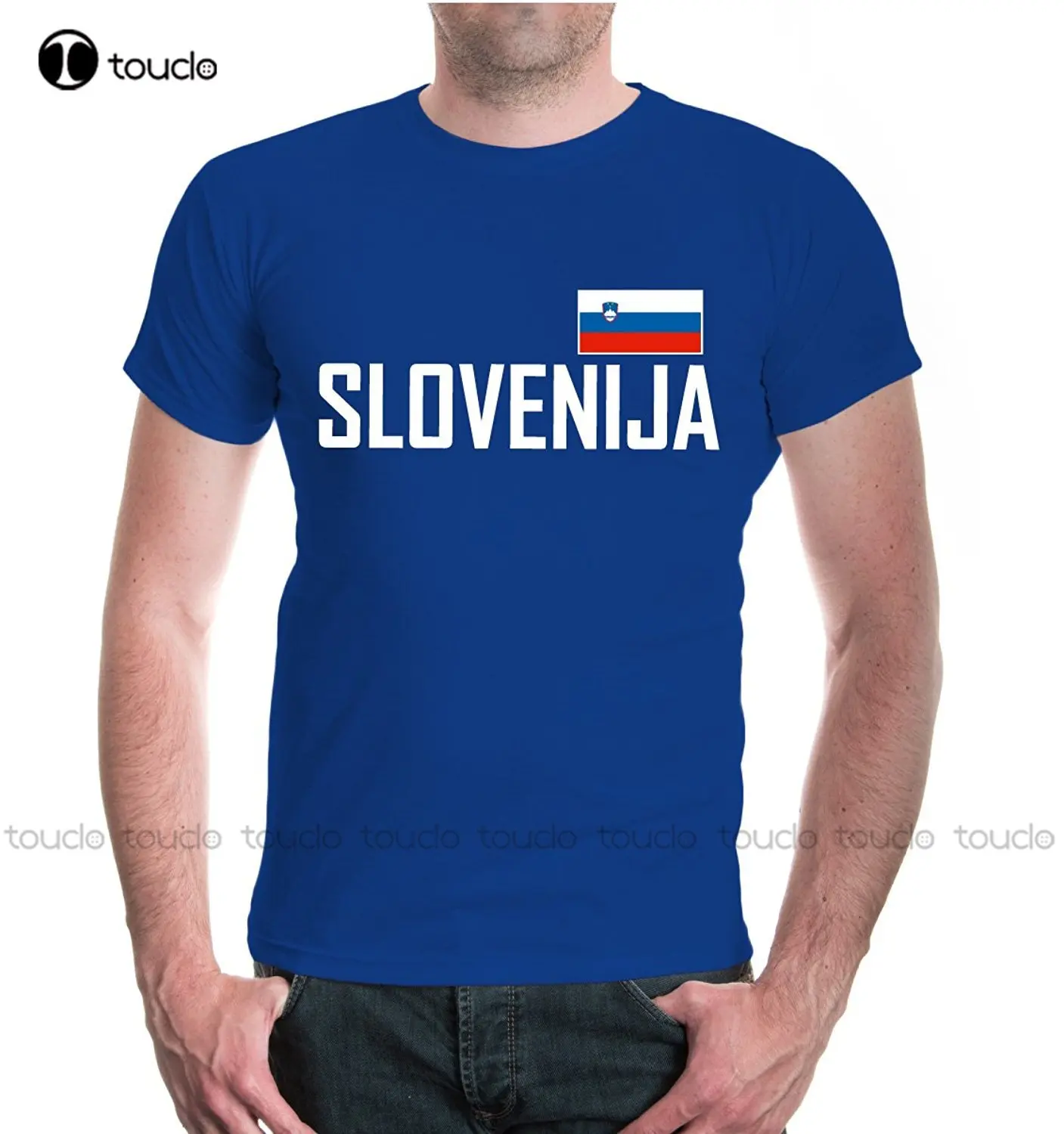 Мужская футболка с флагом Словении футболки повседневная Уличная Повседневная