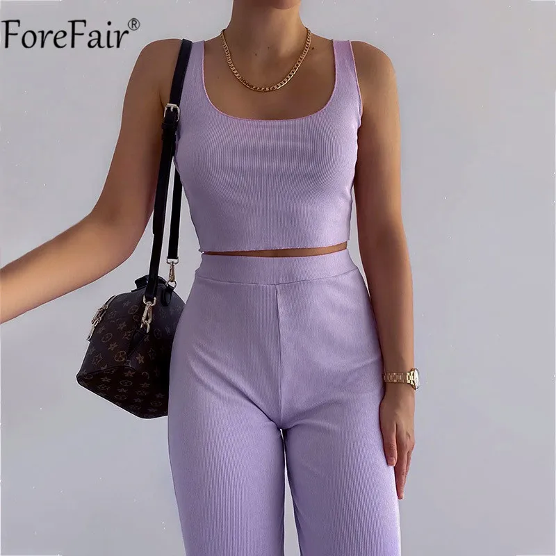 Forefair Black Sleeveless Sexy Crop Tops Women Sets 2020 Summer Outfits And Two Piece Set Pants Casual Solid Suits
Forefair Black Sleeveless Sexy Crop Tops Women Sets 2020 Summer Outfits And Two Piece Set Pants Casual Solid Suits