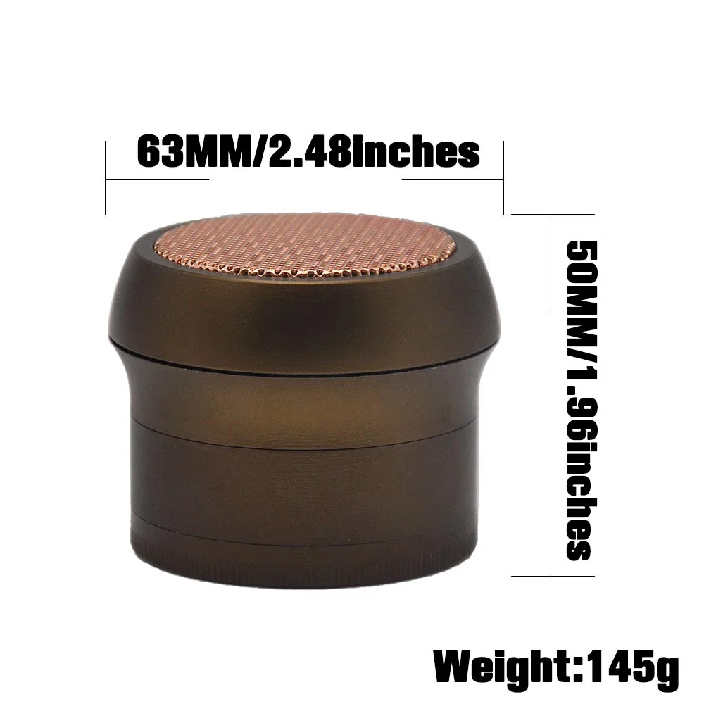 Smoke Grinder Herb Large 4-layer 63MM Metal Mushroom Style Aircraft Aluminum Tobacco Grinder Smoking Accessories Custom Grinder
Smoke Grinder Herb Large 4-layer 63MM Metal Mushroom Style Aircraft Aluminum Tobacco Grinder Smoking Accessories Custom Grinder