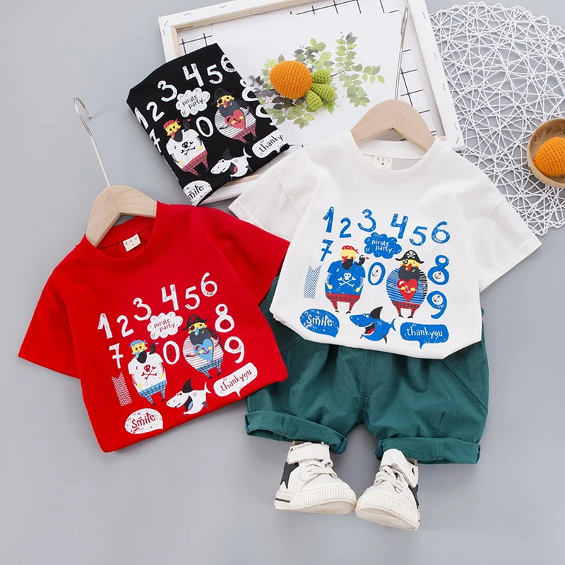 2020 Hot Summer Clothing Toddler Kid Baby Boy letter Print T-shirt + Solid Pants Shorts Beach Boys girls Clothes 2PCS Set Outfit
2020 Hot Summer Clothing Toddler Kid Baby Boy letter Print T-shirt + Solid Pants Shorts Beach Boys girls Clothes 2PCS Set Outfit