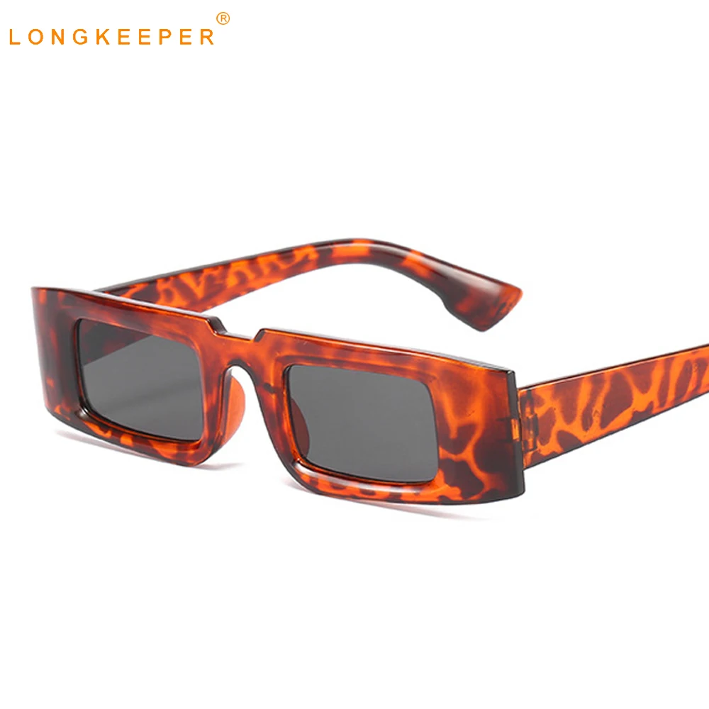 Солнцезащитные очки LongKeeper UV400 для мужчин и женщин, прямоугольные брендовые дизайнерские маленькие леопардовые солнечные очки в стиле ретро... 
Солнцезащитные очки LongKeeper UV400 для мужчин и женщин, прямоугольные брендовые дизайнерские маленькие леопардовые солнечные очки в стиле ретро...