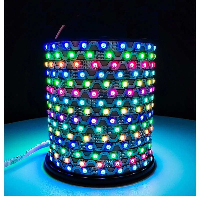 12V S Shape Foldable Led Strip Light 5m 60leds Individually Addressable Dream Color 3838 RGB Pixels Tape
12V S Shape Foldable Led Strip Light 5m 60leds Individually Addressable Dream Color 3838 RGB Pixels Tape
