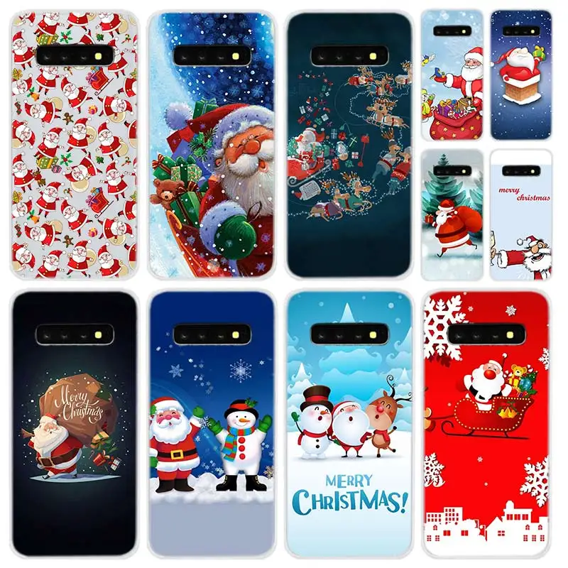Мягкий силиконовый чехол для Samsung Galaxy S21 S20 Uitra S10 S9 S8 Plus Lite Ultra S20fe S10e S7Edge, мультяшный Рождественский Санта
Мягкий силиконовый чехол для Samsung Galaxy S21 S20 Uitra S10 S9 S8 Plus Lite Ultra S20fe S10e S7Edge, мультяшный Рождественский Санта