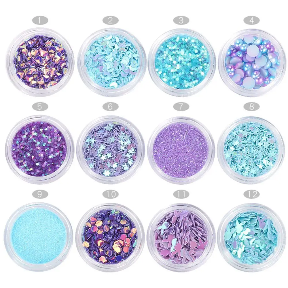 Glitter DIY Nail Mixed Color 12 Boxes/set 3D Rhinestone Nail Art Nail Decor Sequins Decor Nail Rhinestone
Glitter DIY Nail Mixed Color 12 Boxes/set 3D Rhinestone Nail Art Nail Decor Sequins Decor Nail Rhinestone