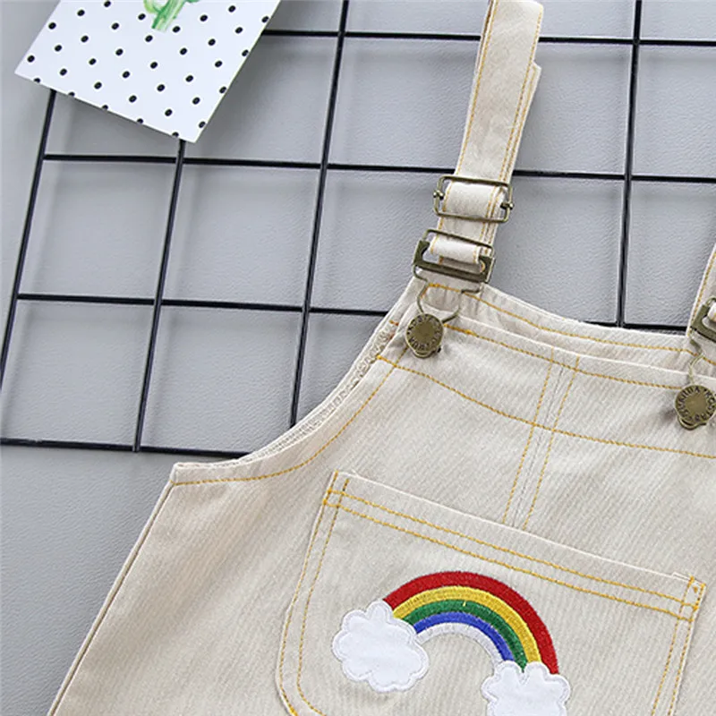 Summer newborn boy baby Girls suit clothes sets for boy baby clothes Rainbow Stripe Tops T-shirt Straps Short Outfits Set
Summer newborn boy baby Girls suit clothes sets for boy baby clothes Rainbow Stripe Tops T-shirt Straps Short Outfits Set