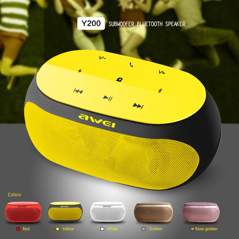 Bluetooth-динамик Awei Y200, портативный беспроводной динамик V3.0, поддержка TF-карты
Bluetooth-динамик Awei Y200, портативный беспроводной динамик V3.0, поддержка TF-карты
