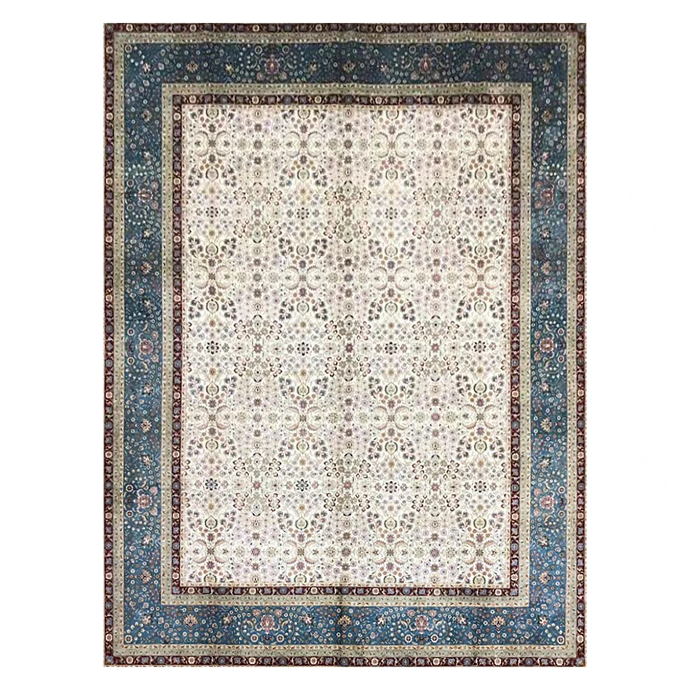 9'x12' Hand knotted Silk Carpet White Floral Turkey Design Area Carpet For Floor Mat
9'x12' Hand knotted Silk Carpet White Floral Turkey Design Area Carpet For Floor Mat