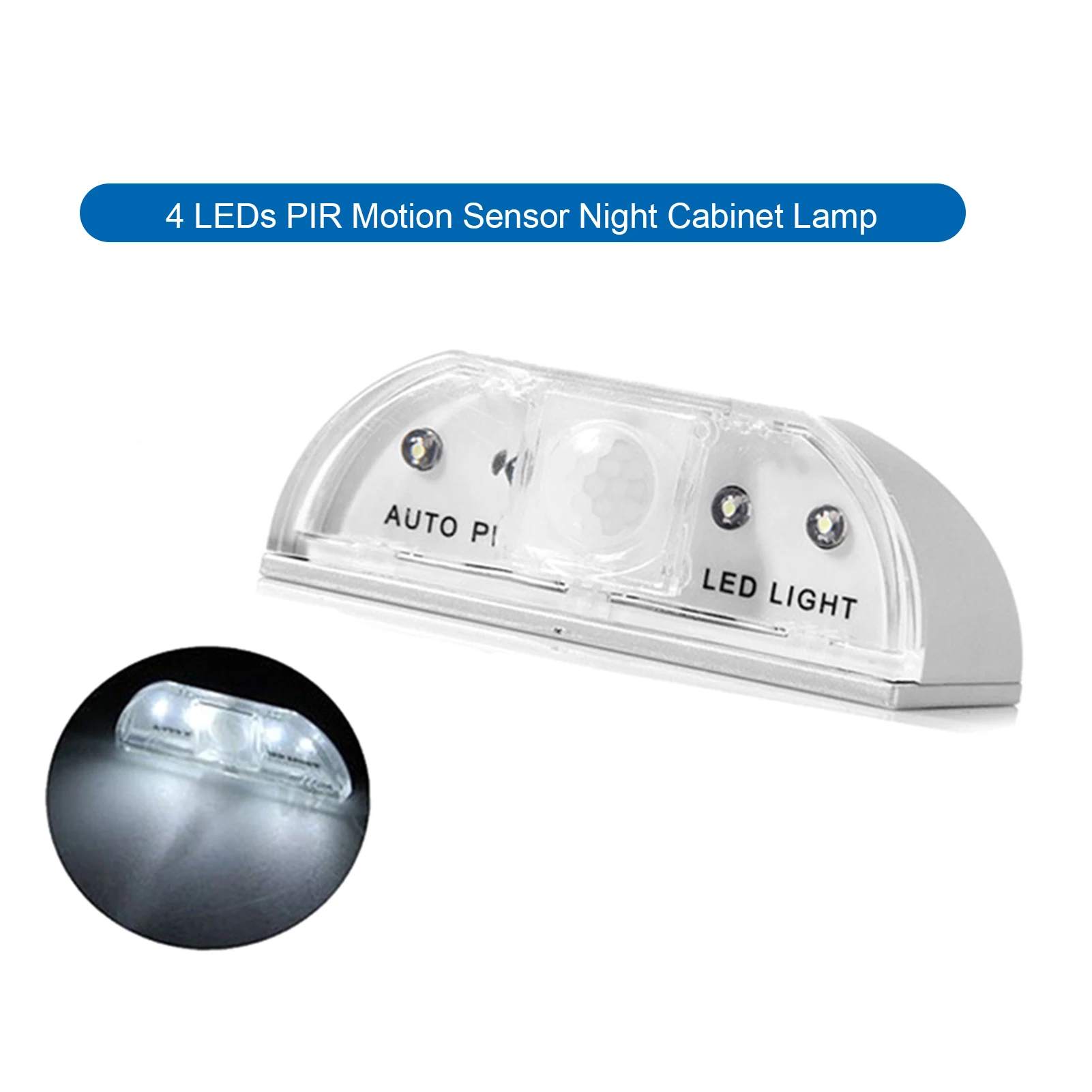 4LED Ночной светильник движения PIR Сенсор ночь шкаф лампы с чувствительной светильник Управление 1 * AA (не включены) клетки, работающая для путь...
4LED Ночной светильник движения PIR Сенсор ночь шкаф лампы с чувствительной светильник Управление 1 * AA (не включены) клетки, работающая для путь...