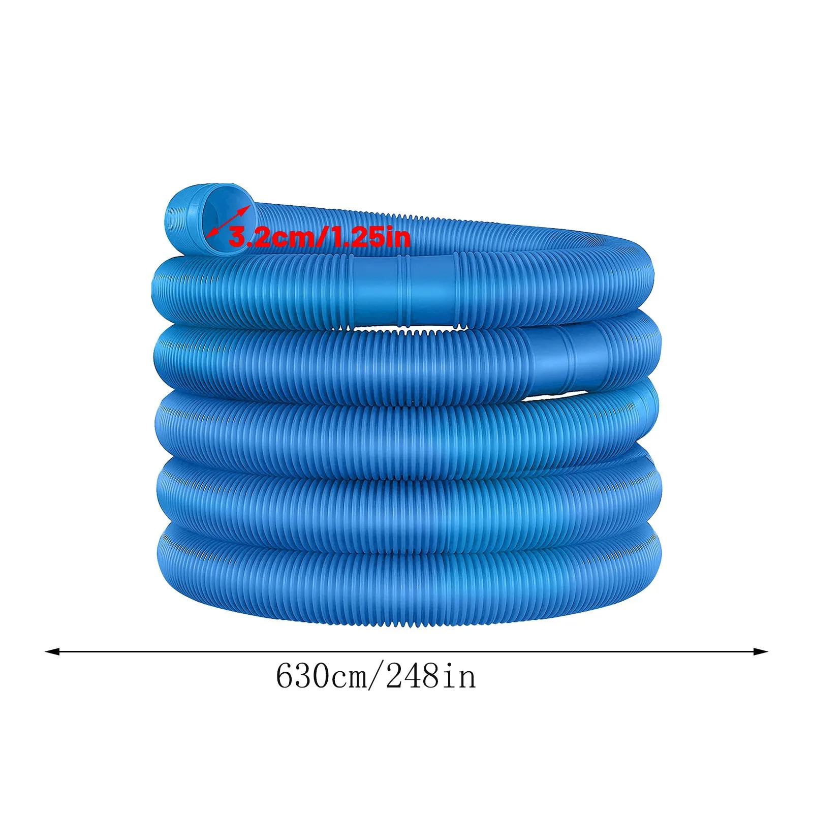 Pool Hose 6.3m / 32mm Solar Hose For Swimming Pool And Swimming Pool Household outdoor cleaning water pipes diversion water pipe
Pool Hose 6.3m / 32mm Solar Hose For Swimming Pool And Swimming Pool Household outdoor cleaning water pipes diversion water pipe