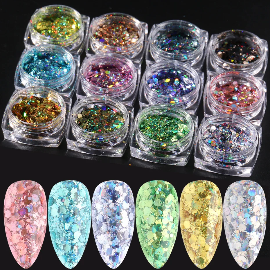 Nail Art Sequins American Japanese and Korean Popular Nail Irregular Flake Polygonal Laser Nail Sheet DIY Nail Glitter
Nail Art Sequins American Japanese and Korean Popular Nail Irregular Flake Polygonal Laser Nail Sheet DIY Nail Glitter