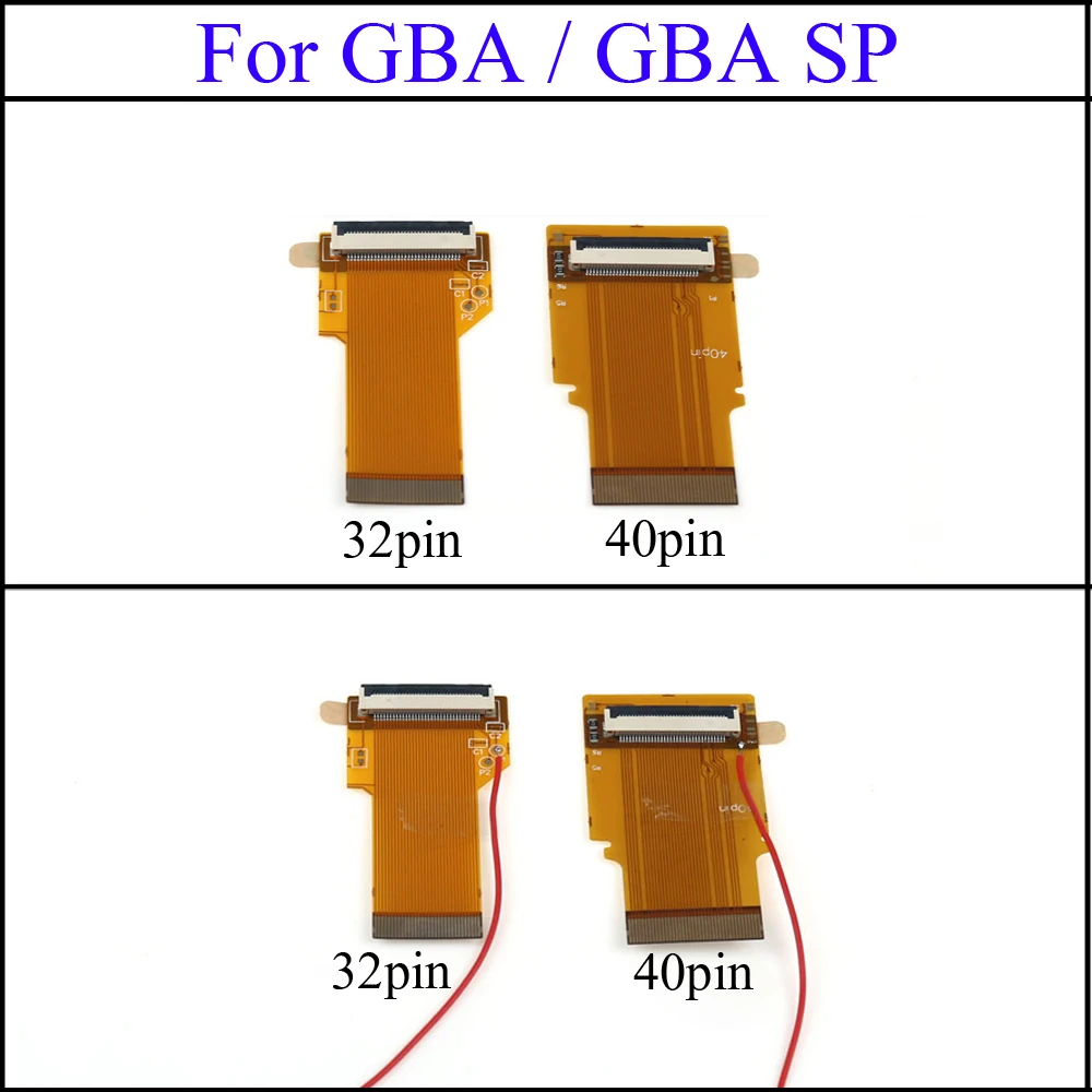 YuXi Replacement 32Pin 40 Pin For Gameboy Advance MOD LCD Backlight Cable Ribbon for GBA SP Backlit Screen Mod
YuXi Replacement 32Pin 40 Pin For Gameboy Advance MOD LCD Backlight Cable Ribbon for GBA SP Backlit Screen Mod