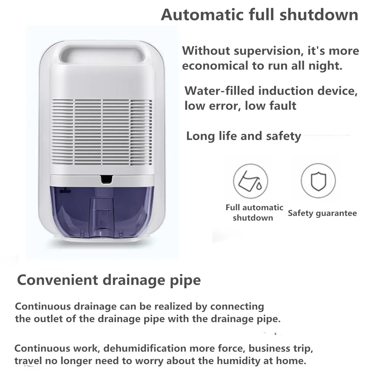Household Electric Smart Dehumidifier Moisture Absorber Mute LCD Smart Timer Minus-Ion Anion Air Purifier Air Dryer for Home
Household Electric Smart Dehumidifier Moisture Absorber Mute LCD Smart Timer Minus-Ion Anion Air Purifier Air Dryer for Home