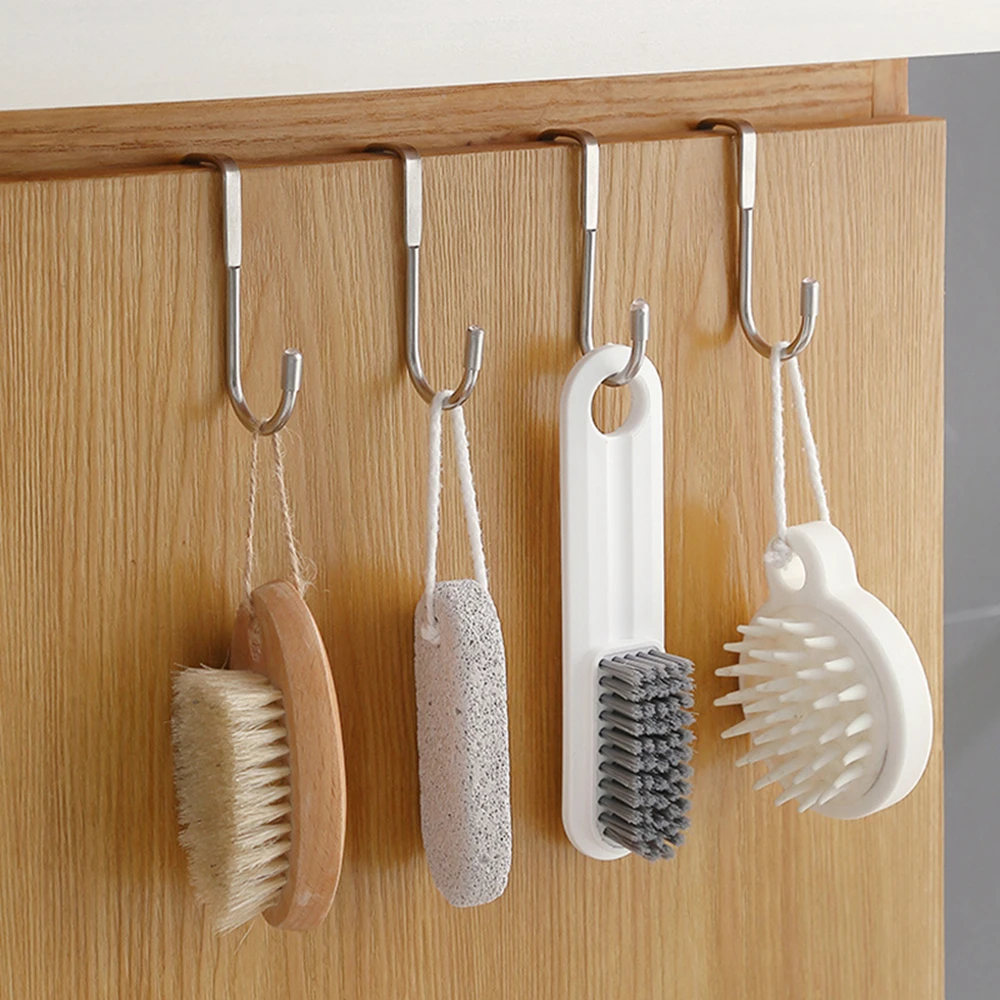 Stainless Steel Double Hooks S-shaped Hanger Coat Hanger Door Back Rack Kitchen Bathroom Organizer Hat Towel Storage Hanger
Stainless Steel Double Hooks S-shaped Hanger Coat Hanger Door Back Rack Kitchen Bathroom Organizer Hat Towel Storage Hanger