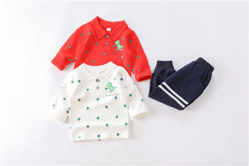 2020 Spring Children Boys Cotton printe cartoon Clothing Baby Fashion T Shirt Pants 2Pcs/Sets Infant Leisure Toddler Tracksuits
2020 Spring Children Boys Cotton printe cartoon Clothing Baby Fashion T Shirt Pants 2Pcs/Sets Infant Leisure Toddler Tracksuits