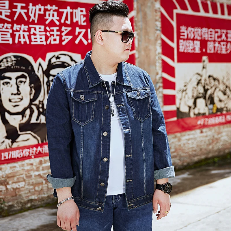 Plus Size 6XL 7XL 8XL Brand Men's Denim Jacket Dark Blue Fashion Casual Multi-pocket Classic Spring Autumn Jacket Male Clothes
Plus Size 6XL 7XL 8XL Brand Men's Denim Jacket Dark Blue Fashion Casual Multi-pocket Classic Spring Autumn Jacket Male Clothes